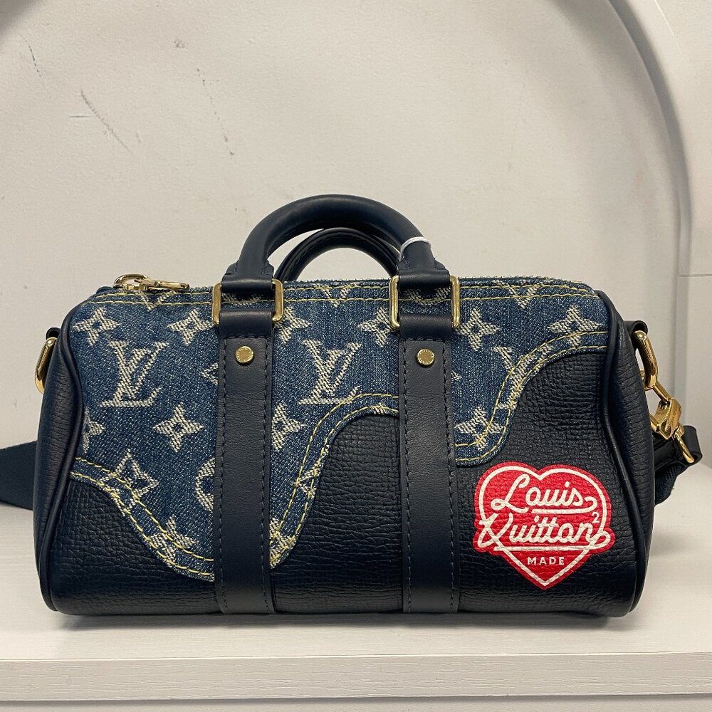 Louis Vuitton Blue and Red Crossbody Bag
